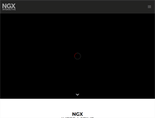 Tablet Screenshot of ngxinteractive.com